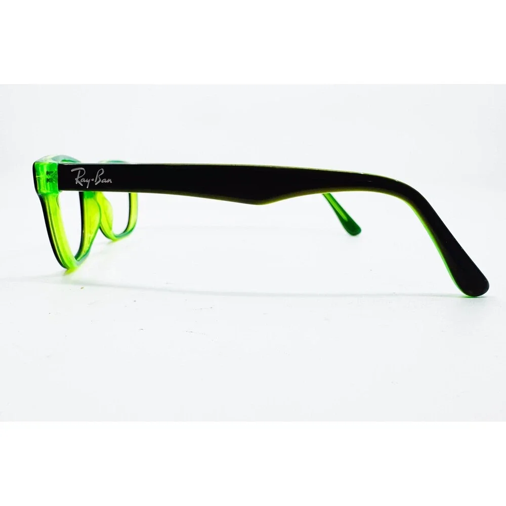 Ray-Ban Eyeglasses Kids Black Green RB 1555 3665 Square 46-16-125